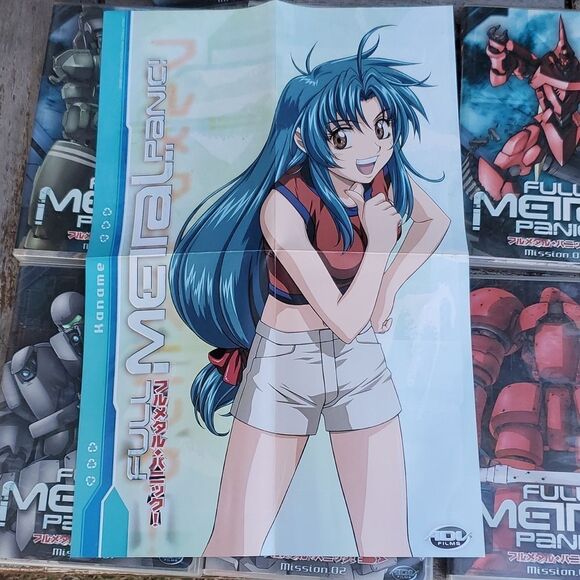 Fullmetal Panic Manga 2003 Mission 1-7 DVD and Posters - Picture 9 of 11